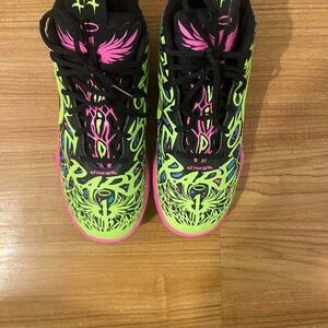 Puma Neon Black Pink Sneakers